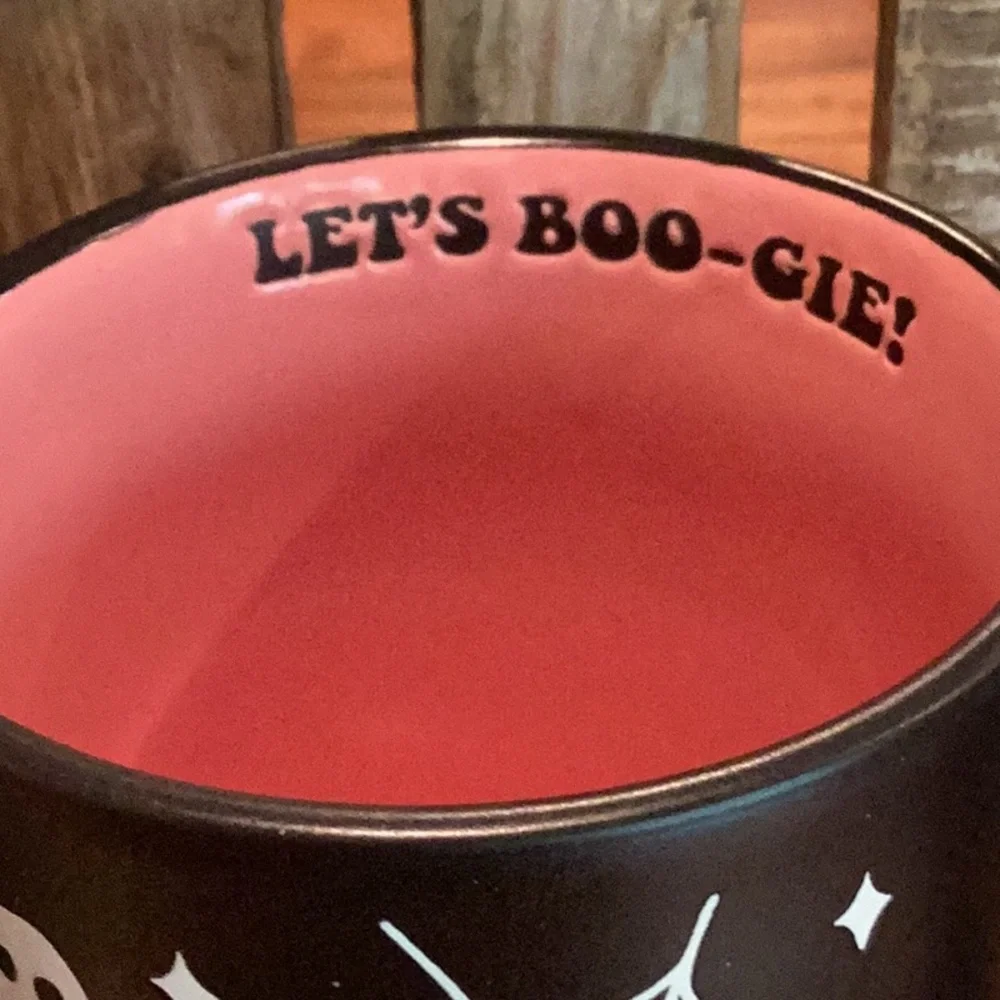 Cobwebs & Cauldrons LET’S BOO-GIE Halloween Mug
